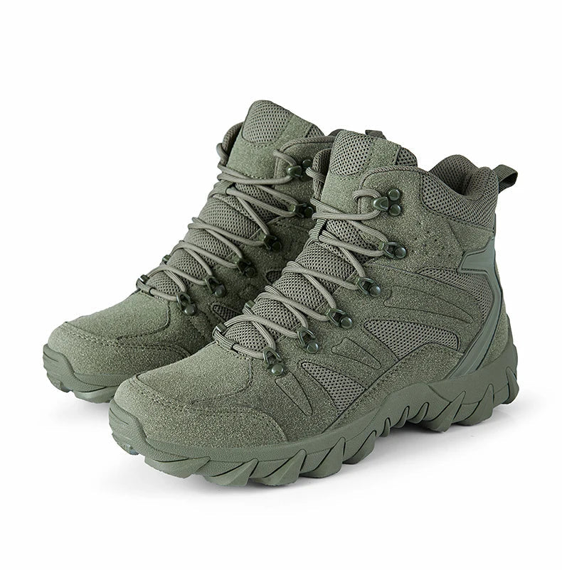 Combat Training Boots Male Outdoors Camping Anti-wear Rapid Response Hiking Shoes Fishing Hunting Sneakers