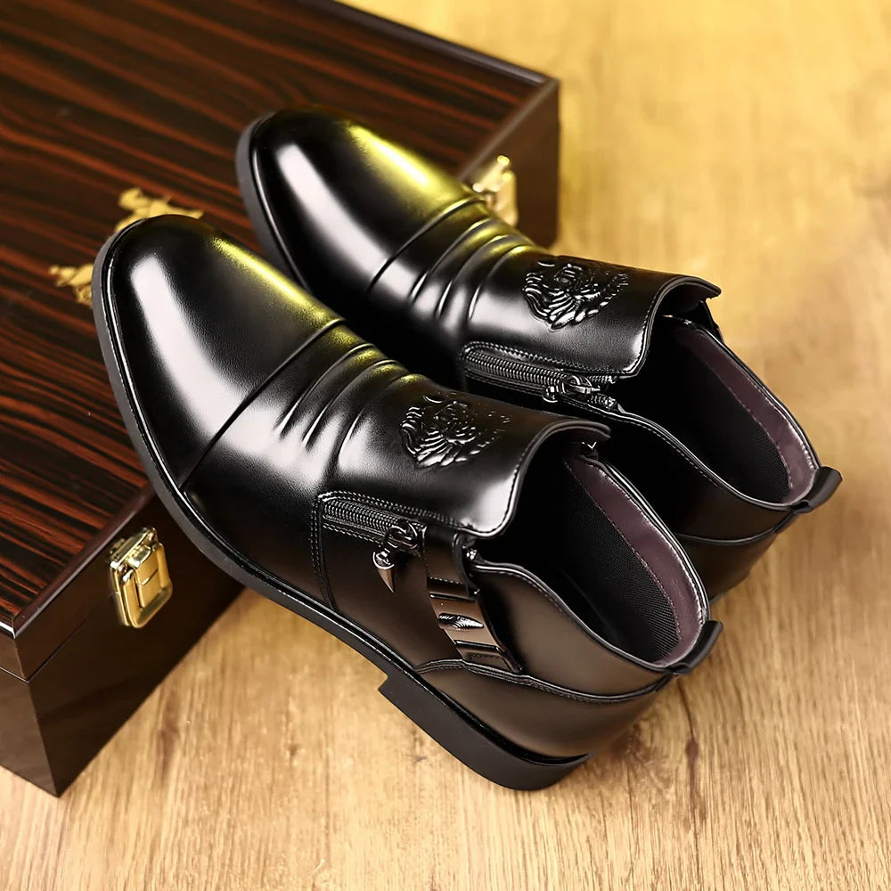 Men’s Lightweight Casual Chukka Ankle Boots – Breathable Lace-Up Walking Footwear