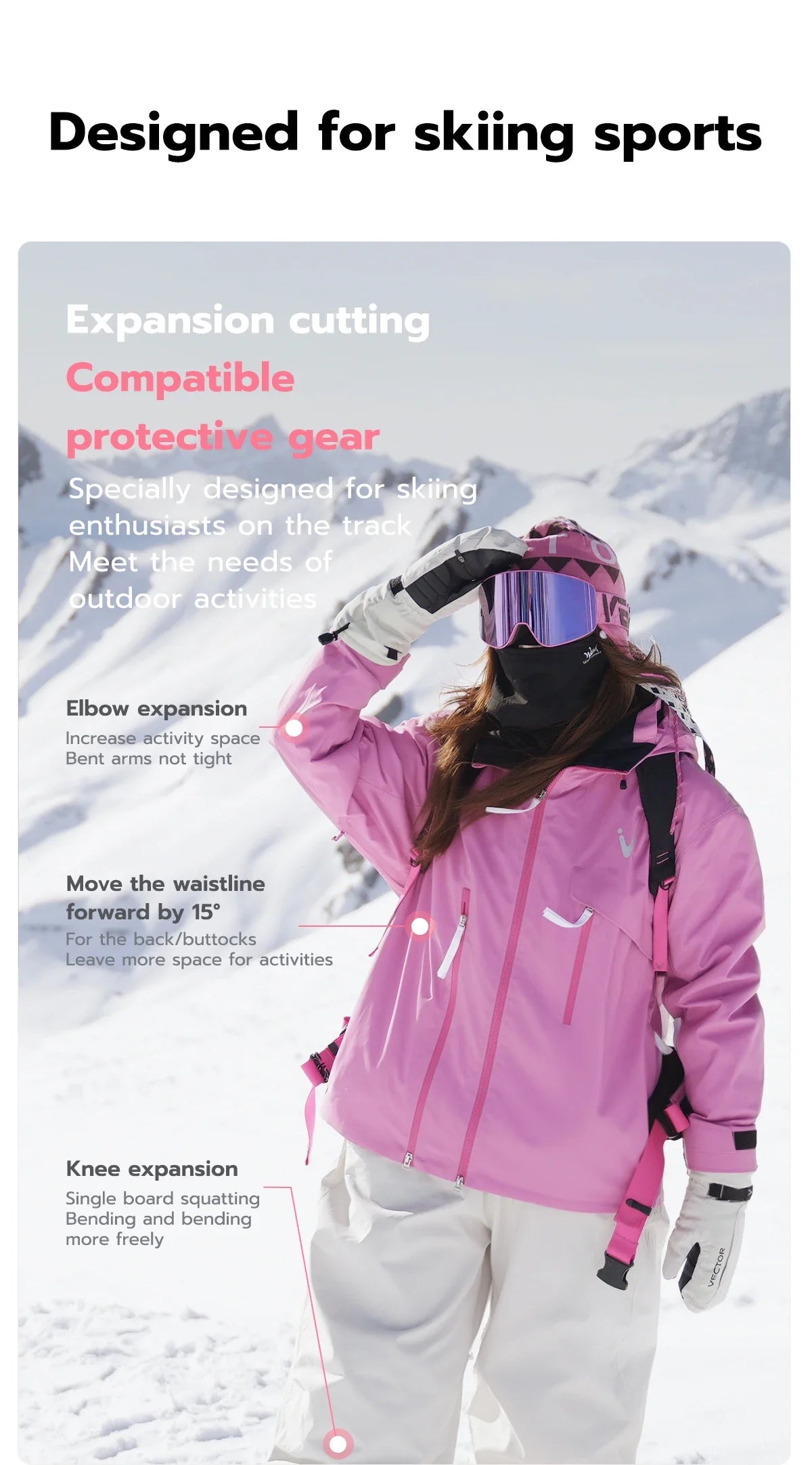 Men Women 3L Cotton Ski Jacket Ski Pants Winter Warm Windproof Waterproof Outdoor Sports Snowboard Ski Coat Trousers