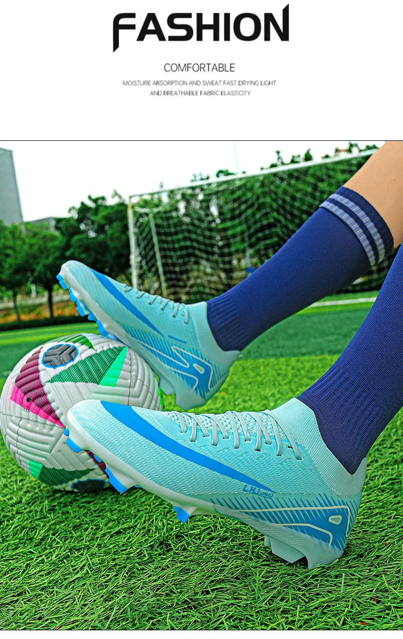 New Men's Football Boots Training FG Top Quality Sneakers Non-Slip Soccer Shoes Cleats Wholesale Drop Shipping Unisex Adult