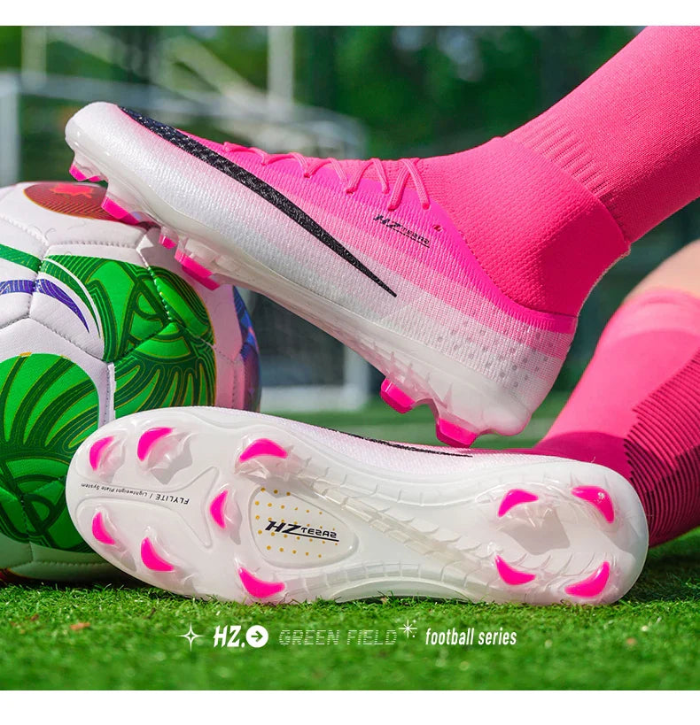 New Men Soccer Shoes Hot Sale Football Boots Women Professional TF/FG Sneakers Unisex High-quality Futsal Cleats Ultralight