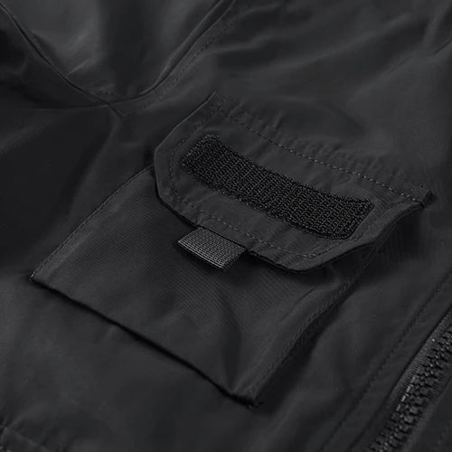 Spring And Autumn New Men's Jacket Solid Color Multi-Pocket Zipper Jacket Fashion Simple Casual Versatile Mening's Clothing