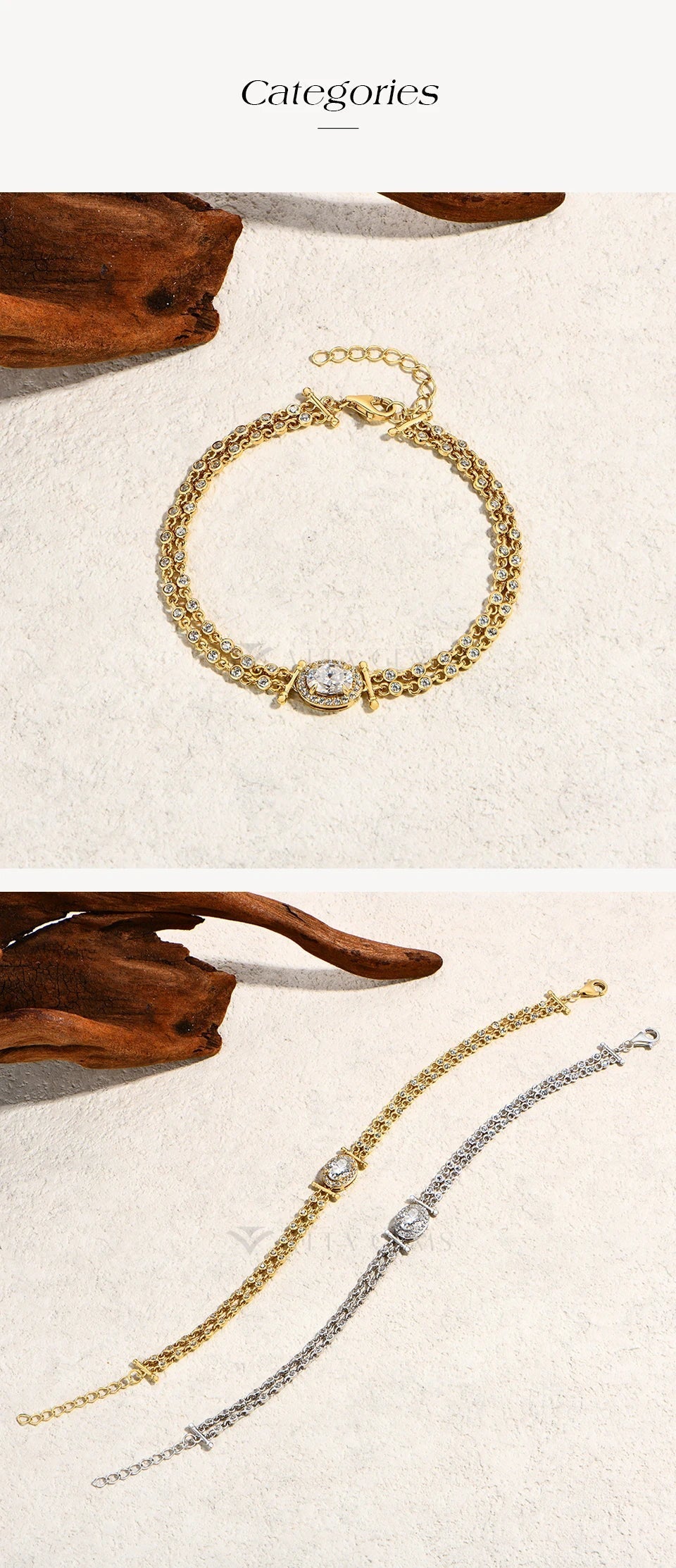 Oval Cut 1ct Moissanite Women’s Bracelets 925 Sterling Silver Adjustable Bracelet Top Quality Engagement Party Jewelry