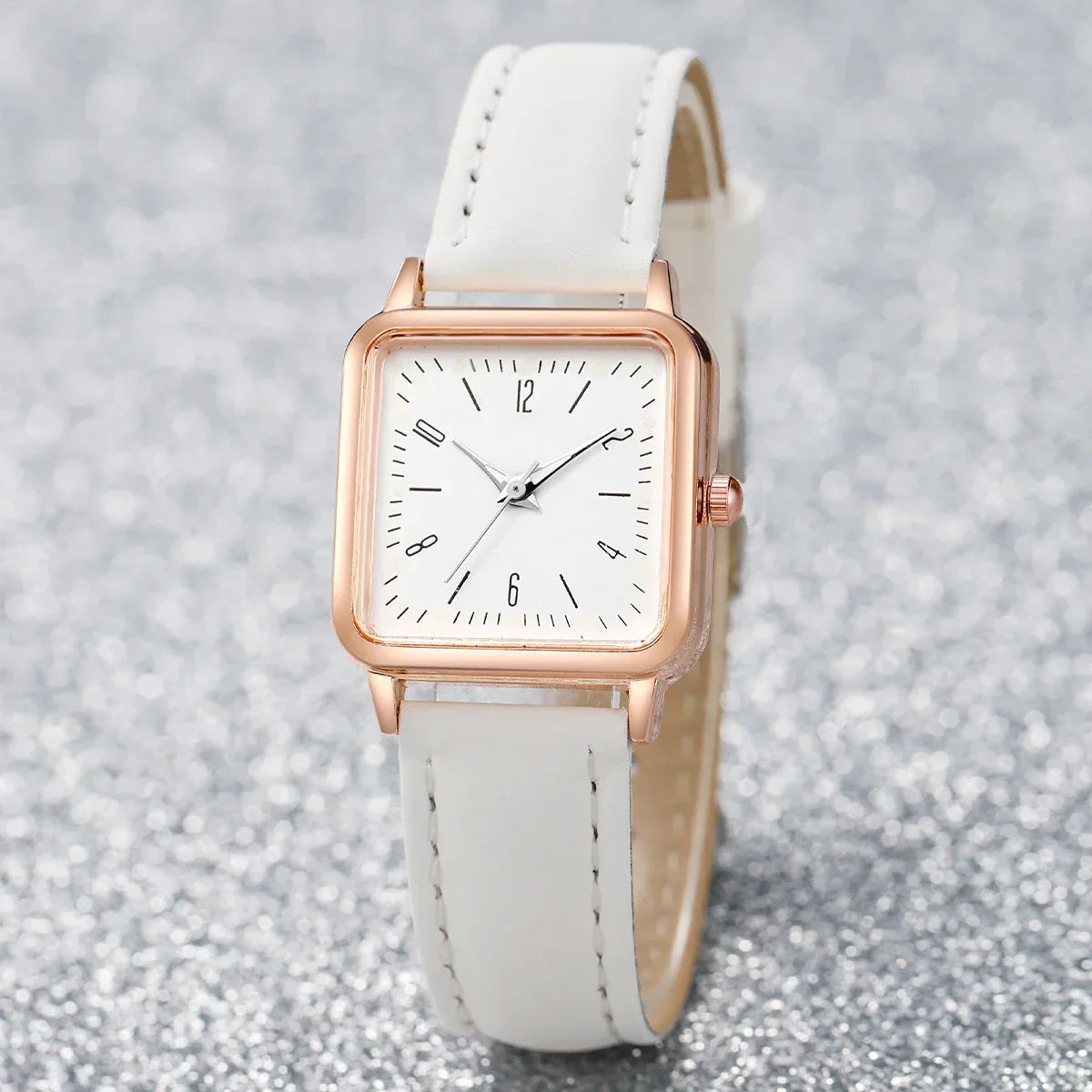 Fashion Square Women Watches Casual Leather Strap Ladies Wristwatches Clock Gift Reloj Mujer