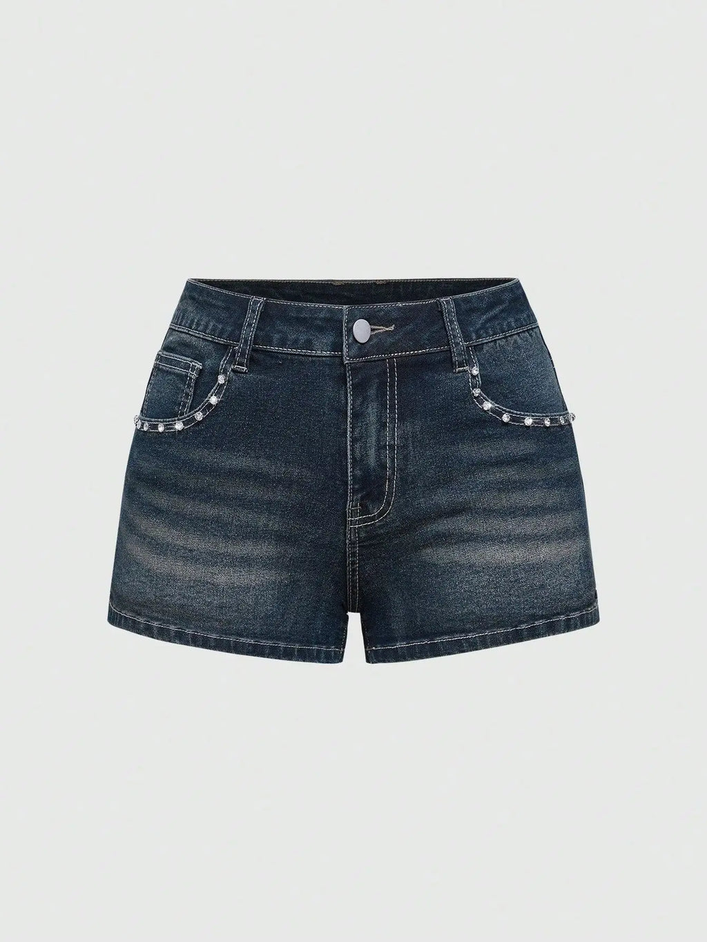 Summer Korean Sexy Low Waist Women Denim Short American Lady Y2K Elastic Slim Cotton Hot Jorts Female Embroidery Wrapping Jeans
