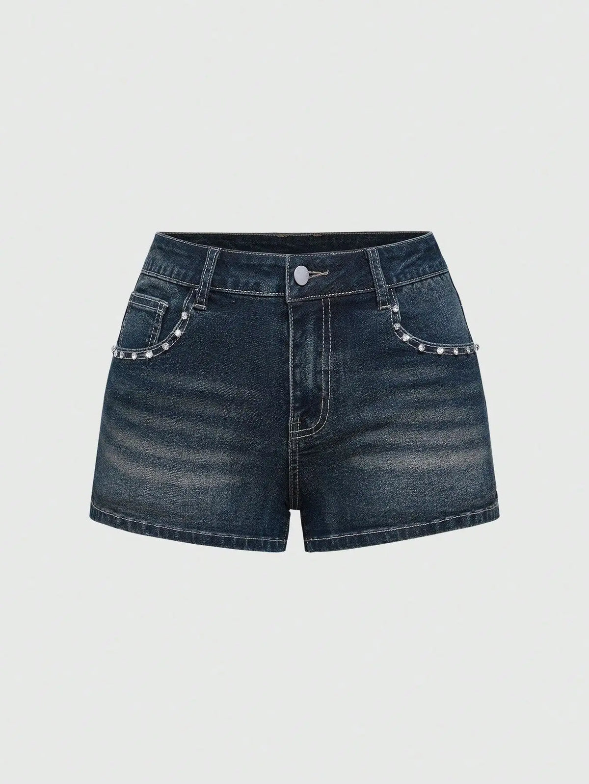 Summer Korean Sexy Low Waist Women Denim Short American Lady Y2K Elastic Slim Cotton Hot Jorts Female Embroidery Wrapping Jeans