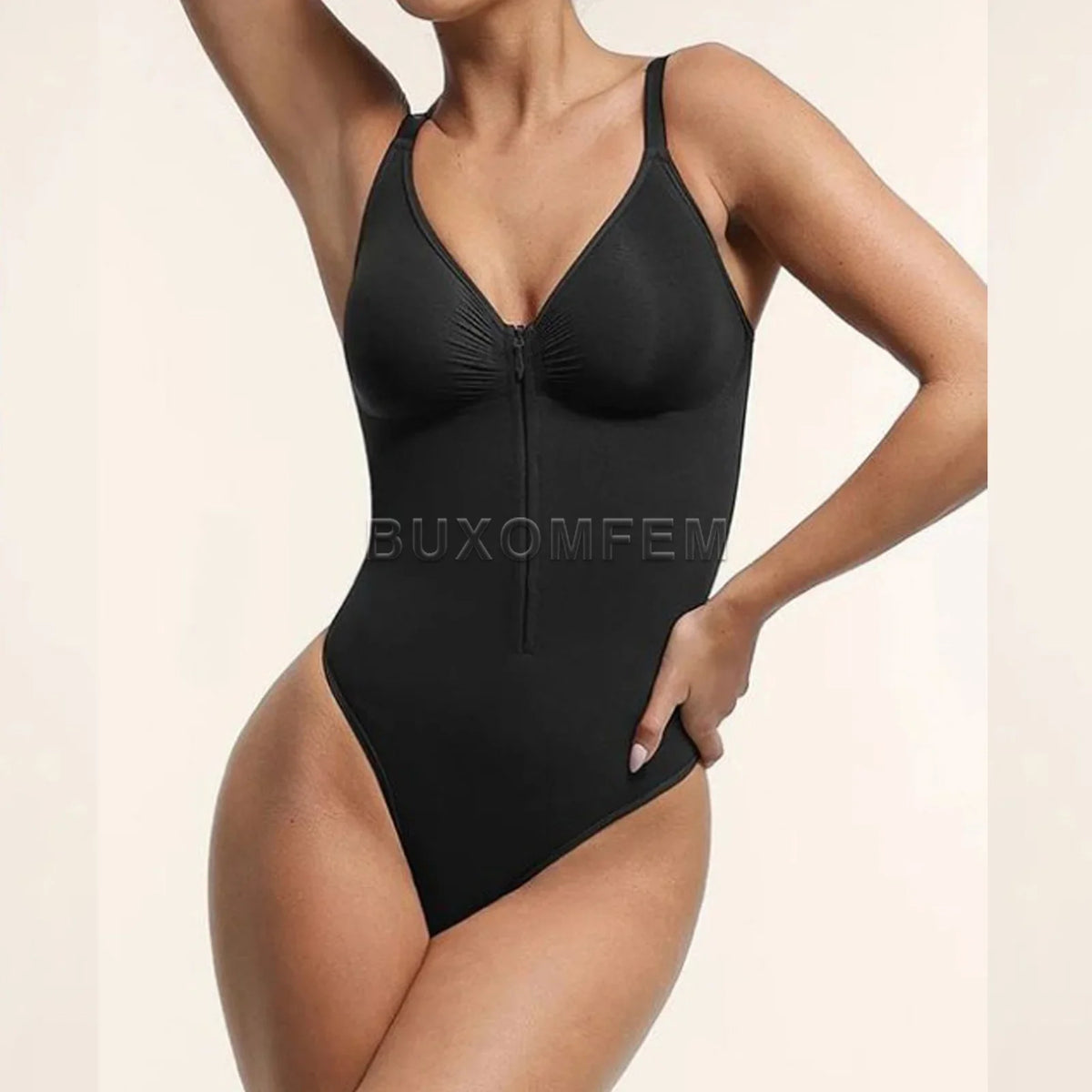 Women's Chest Hugging Sleeveless Jumpsuits Stretchy Breathable Colorful Tummy Control Shaper Female Beach Triangle Shapewear