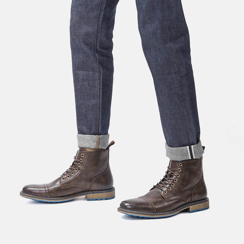Comfortable Ankle Boots Leather