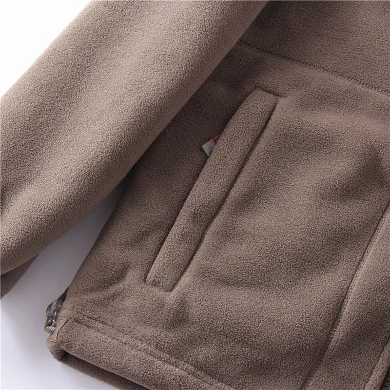 Thickened Double - Sided Polar Fleece Jacket for Men | Autumn/Winter Warm Casual Loose Fit Big Size Coat