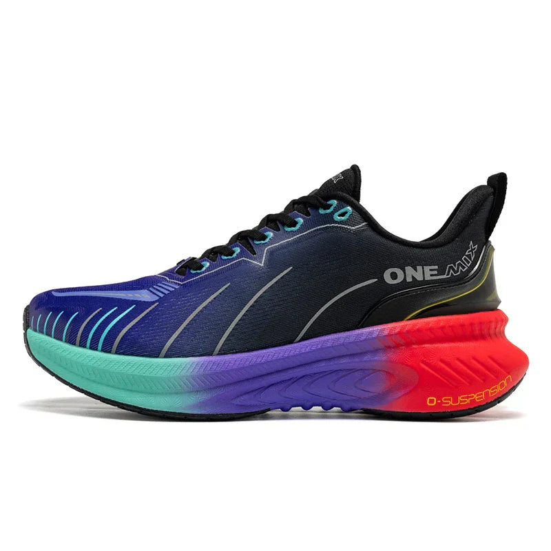 New Cushioning Running Shoes For Men Suitable Heavy Runners Lace Up Sports Women Non-slip Outdoor Athletic Male Sneakers