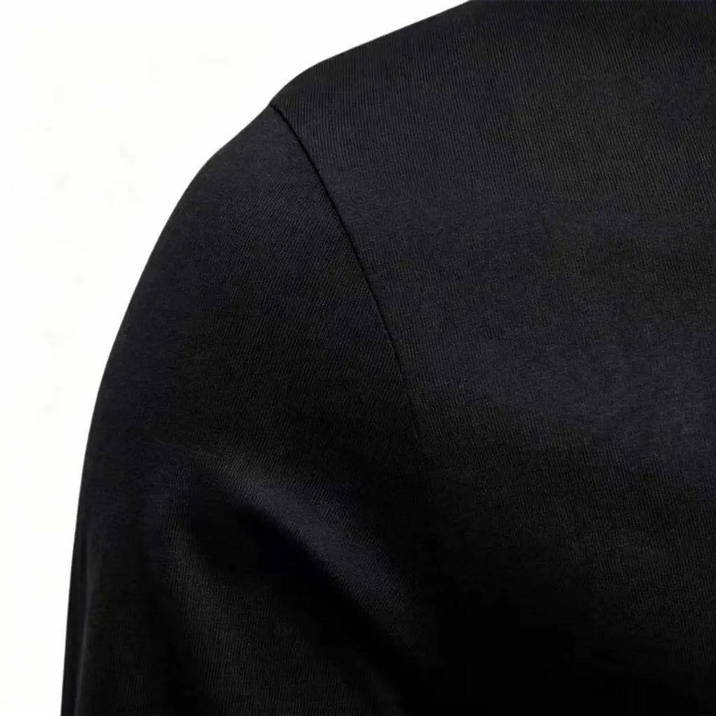 Casual men's plain breathable slim-fit round-neck long-sleeve T-shirt for spring and autumn sports