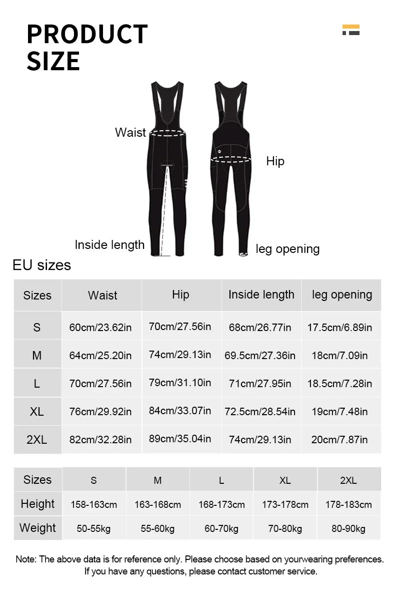 Winter Cycling Clothing for Men Fleece Cycling Sets Long Sleeve Jersey with Pockets Long Bicycle Bib Pants for Road Bikes