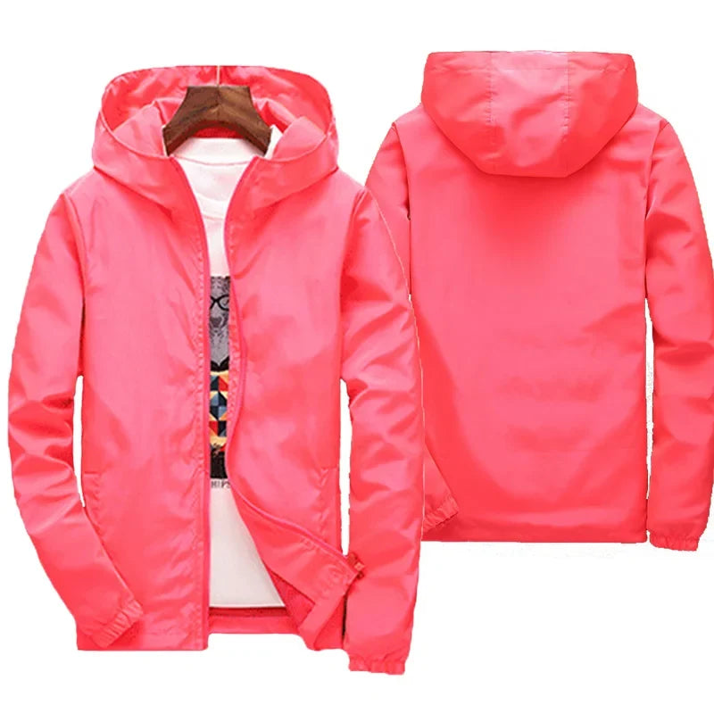 Camping Rain Coat Men Women Windbreaker Women Men Waterproof Jacket Cycling Protect Clothing Fishing Rain Wind Breaker Jacket