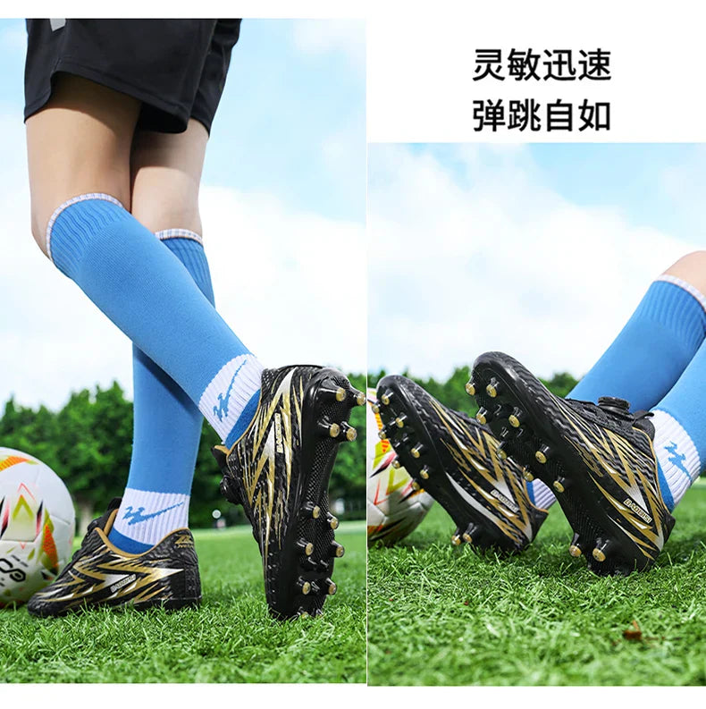 Kids Soccer Shoes FG/TF Football Boots Professional Cleats Grass Training Sport Footwear Boys Outdoor Futsal Soocer Boots 28-39