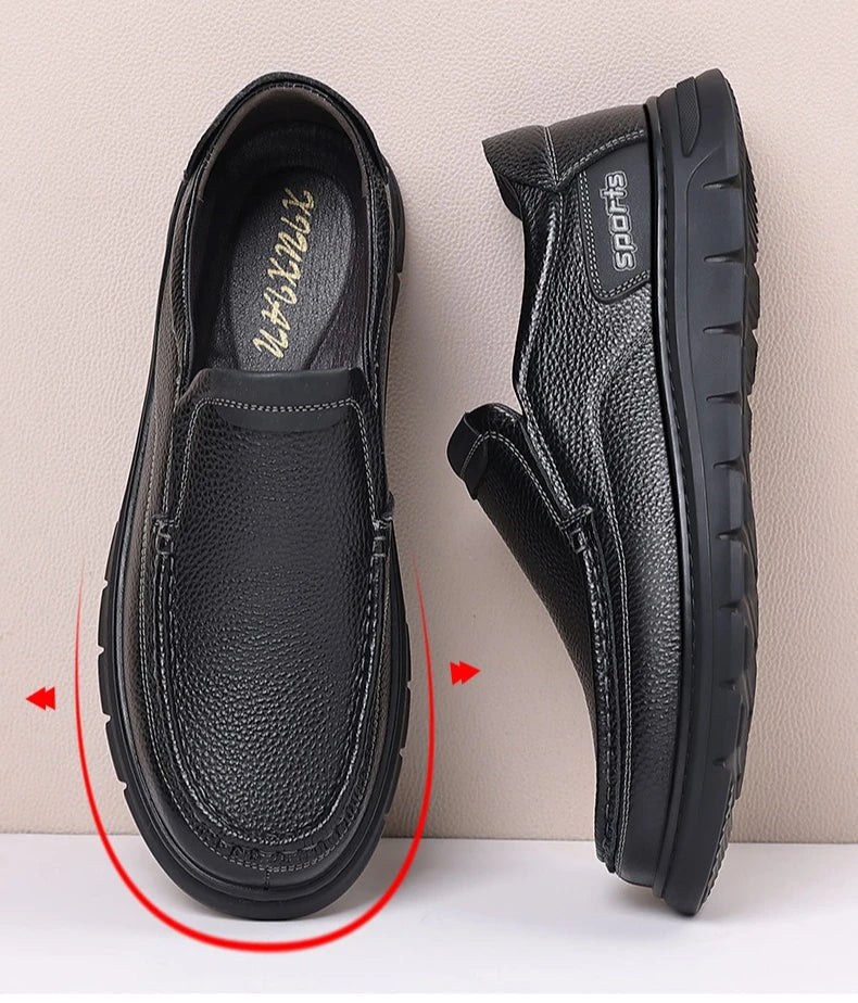 Spring Summer 2026 New Loafers for Men Soft Sole Fashion Business Casual Leather Shoes Male British Style Designer Shoe Man