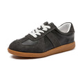 Women's Sneakers 2026 New Genuine Leather Ladies Moral Training Shoes Casual Spring Flat Shoes Women