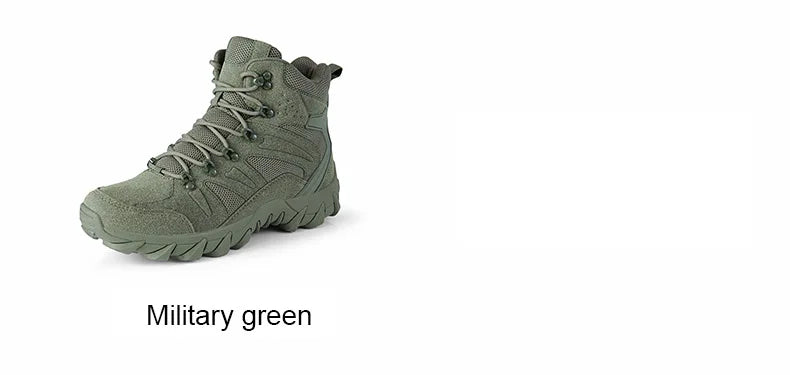 Combat Training Boots Male Outdoors Camping Anti-wear Rapid Response Hiking Shoes Fishing Hunting Sneakers