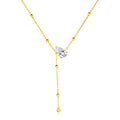 1CT 3CT Water Drop Moissanite Necklace Women's Pendant Adjustable Chain Lab Diamond Pure 925 Silver Jewelry Girls Gift