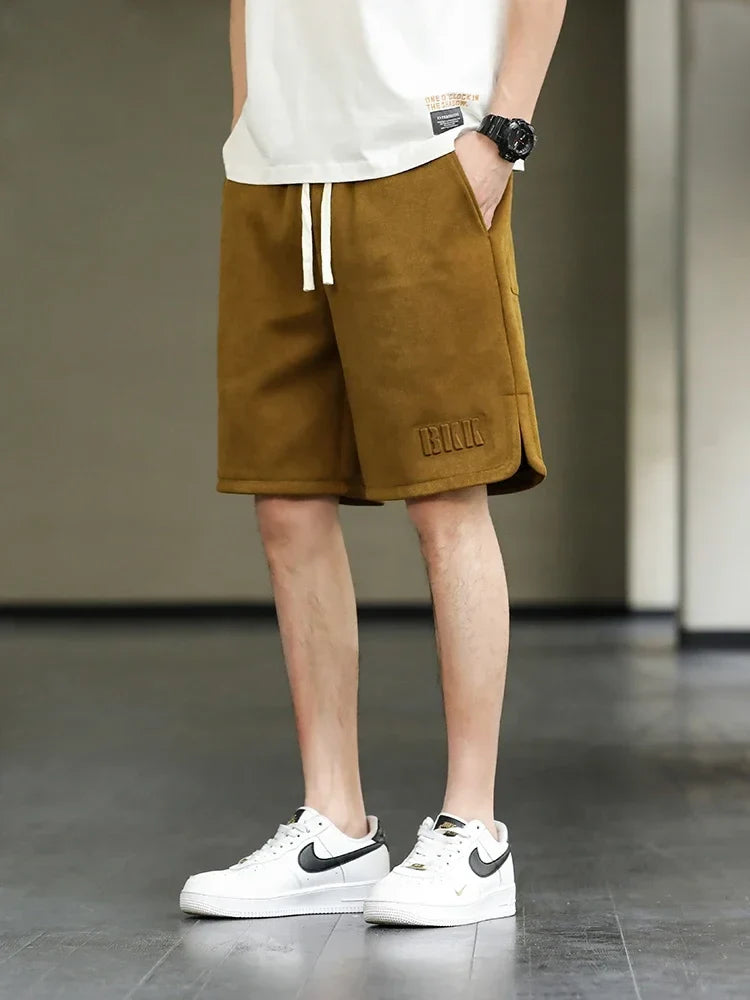 2024 New Summer Men's Shorts Drawstring Baggy Sweatshorts Male Wide Short Pants Sweatpants Streetwear Plus Size 8XL