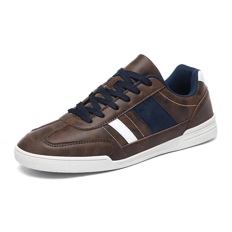 New Men Shoes Flats Walking Leather Casual Shoes Men Barefoot Wide-toed Shoes Wider Toe Casual Sneakes