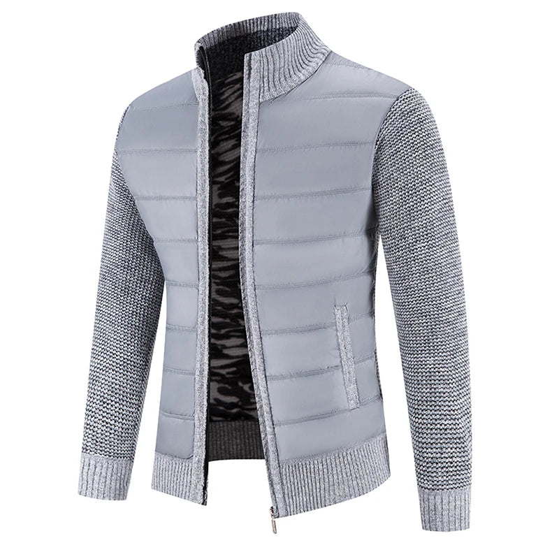 Men's Autumn Winter Sweater Baseball Coat Knit Jacket Korean Jumpers Male Windbreaker Fashion Pullovers Business Casual Knitwear
