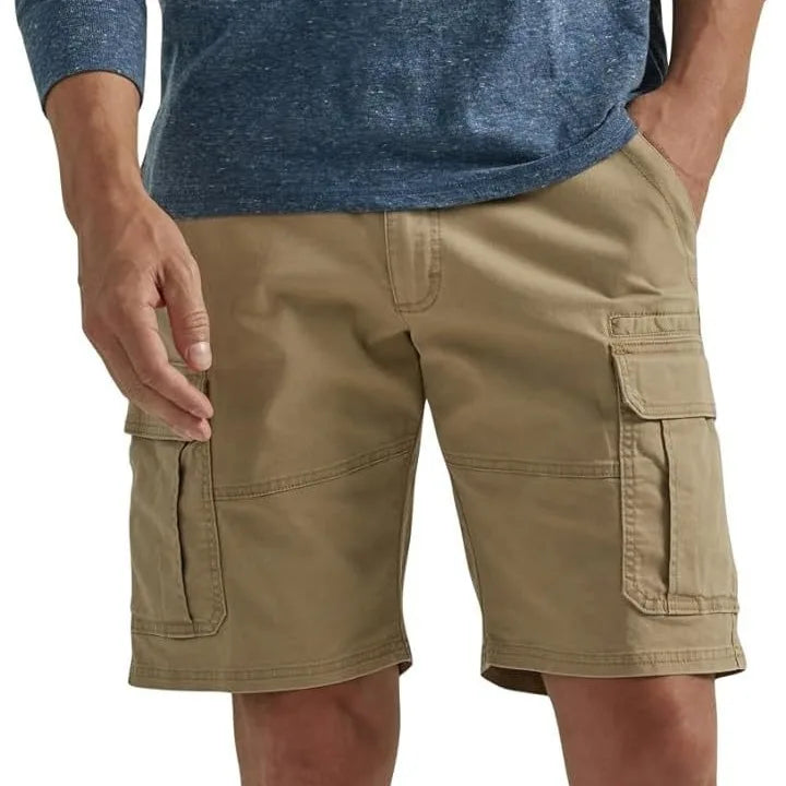 Men Cargo Shorts Men Multi Pocket Tactical Shorts Men Outdoor Casual Hiking Camping Straight Fit Shorts Breathable Mens Shorts
