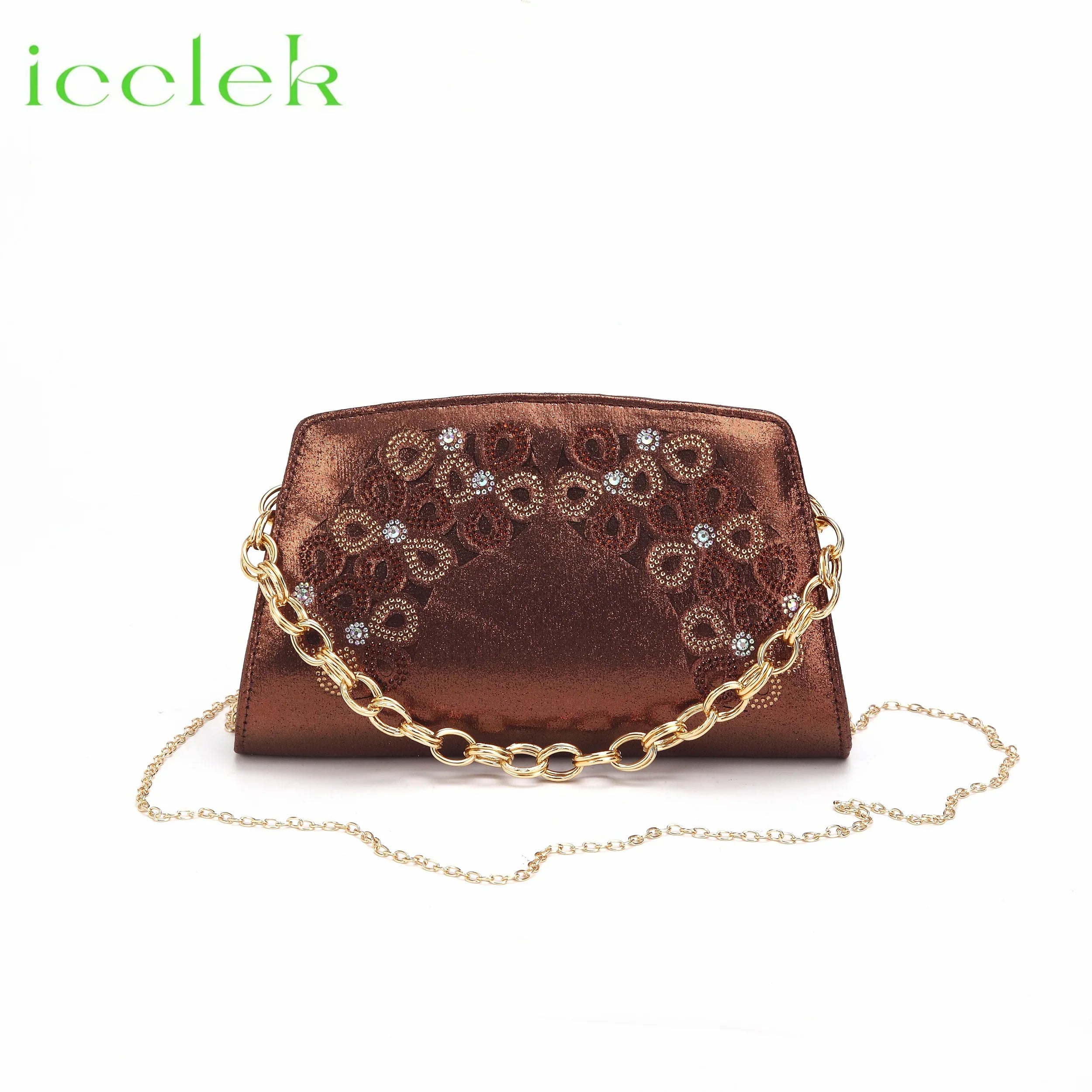 Women Shoes Matching Bag Set to Match in Coffee Color