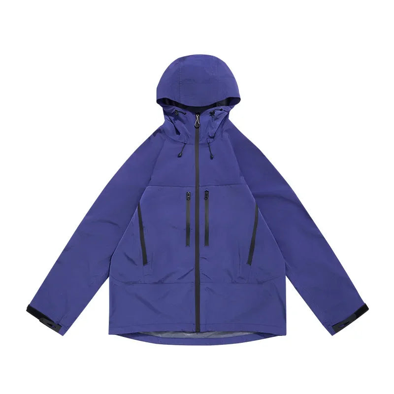 TripleGuard HardShell Sealed Outdoor Waterproof Jacket - Premium Multi-Pocket Heavy-Duty Mountain Utility Workwear Unisex