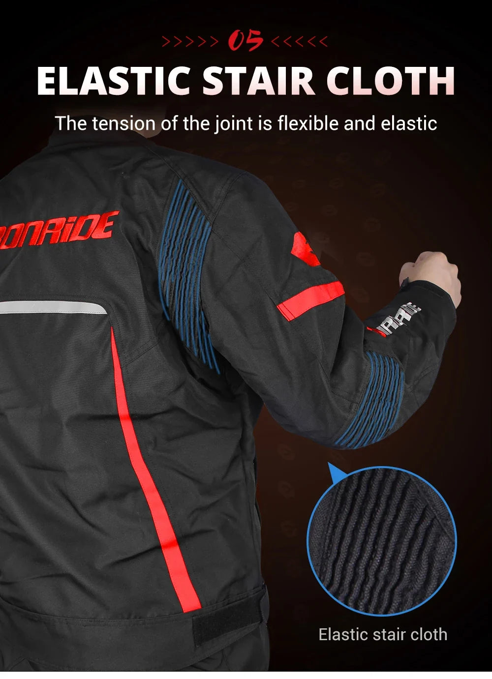 Motorcycle Jacket Waterproof Motorcross Jacket Pants Moto Jacket Windproof Riding Motorbike Clothes With Protective Gear M-3XL