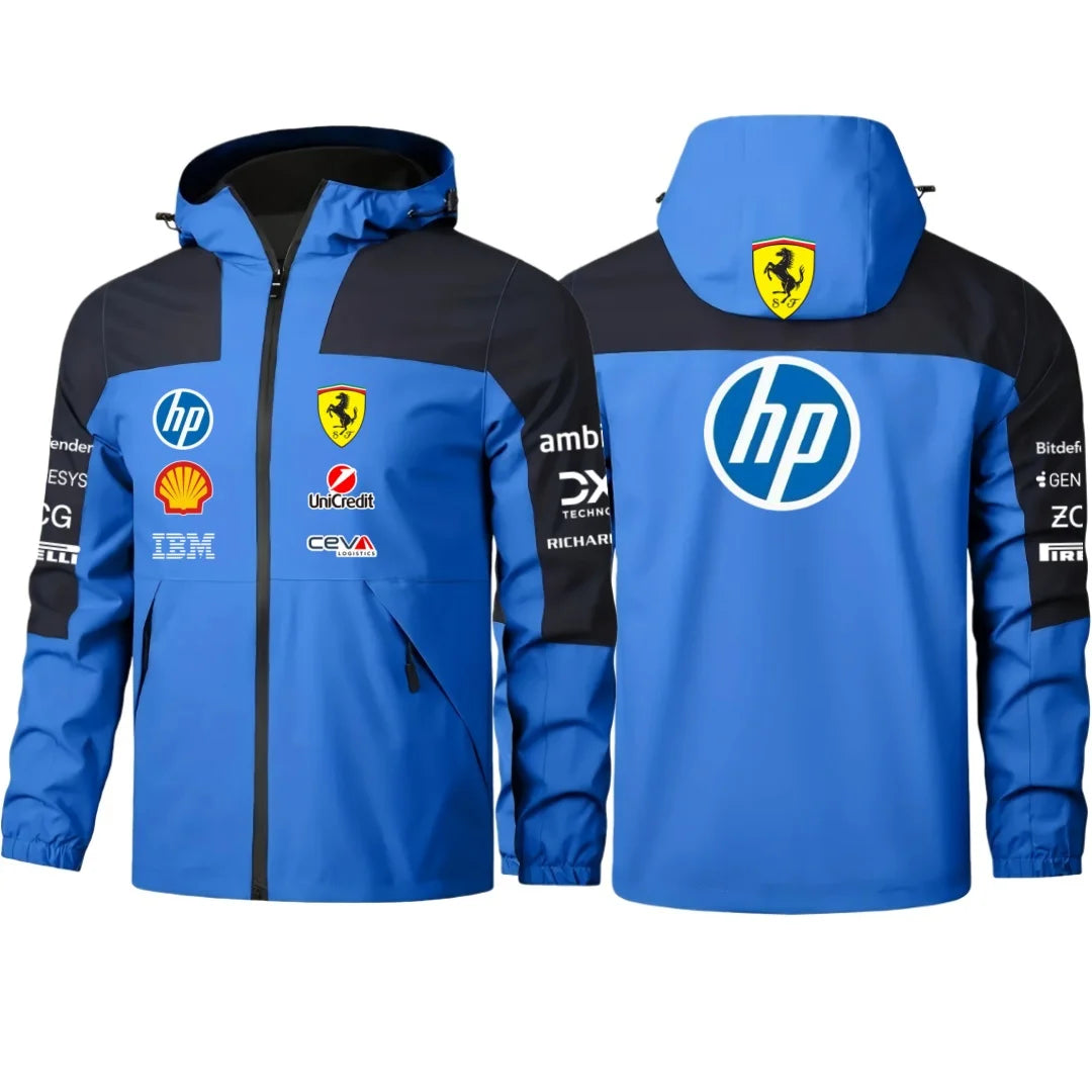 2026 Ferrari F1 driver No.16 Leclerc No.44 Hamilton same jacket with number, thin jacket for spring and autumn seasons, windproo