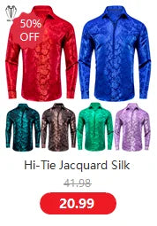 Silk Men's Vests and Tie Business Formal Dresses Slim Vest 4PC Necktie Hanky cufflinks for Suit Blue Paisley Floral Waistcoat