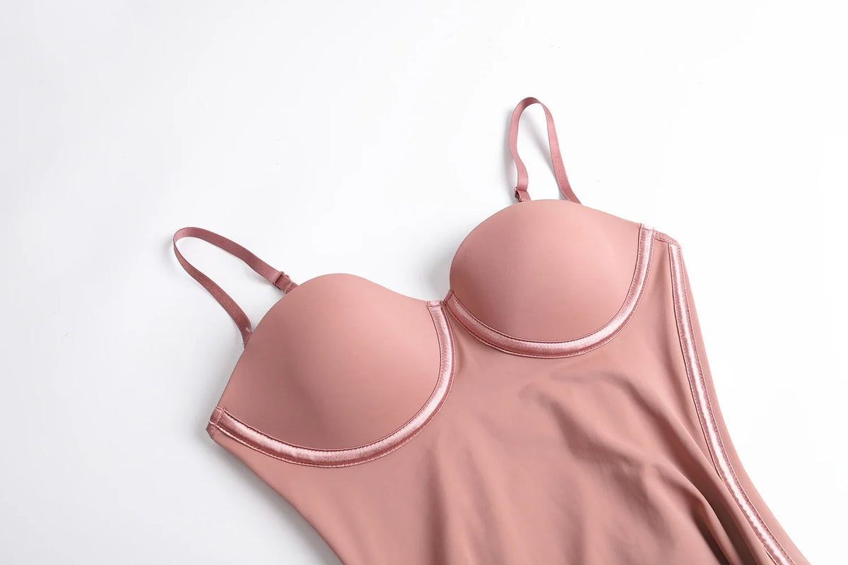 New Triangle Body Shaper Flat Belly Reductive Shapewear Bodysuits with Bra Tummy Control Slimming Sheath Liposuction Surgery