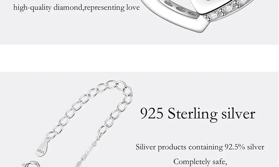 All Moissanite Necklace for Women S925 Pure Silver Double Heart Design Laboratory Diamond Pendant Fashion Luxury Jewelry