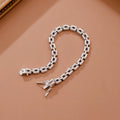 Luxury Designer Tank Chain Moissanite Bracelet for Women Party Wedding Fine Jewelry S925 Sterling Silver Diamond Bracelets