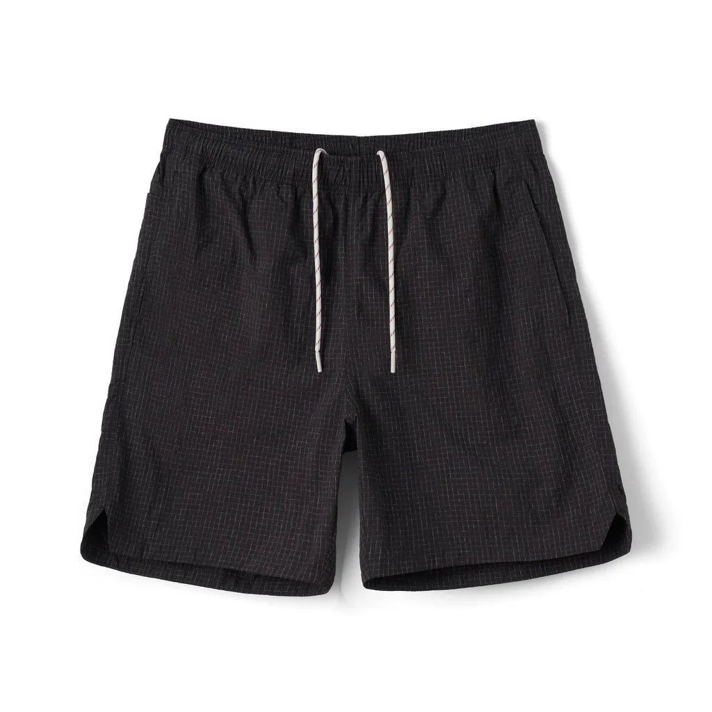 2026 Summer New Lightweight 100gsm Fabric Shorts Men Drawstring Elastic Waist Oversize Casual Outdoor Beach Shorts