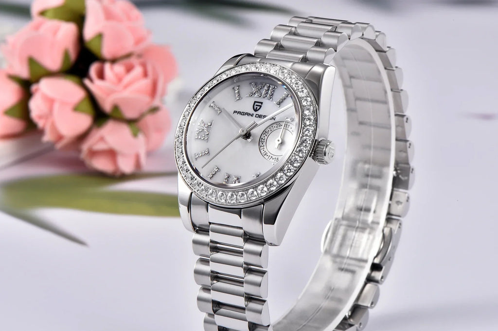 2025 New 32MM Women's Wristwatch Elegant Luxury Quartz Watch For Women Fashion Waterproof Watches Sapphire Clock