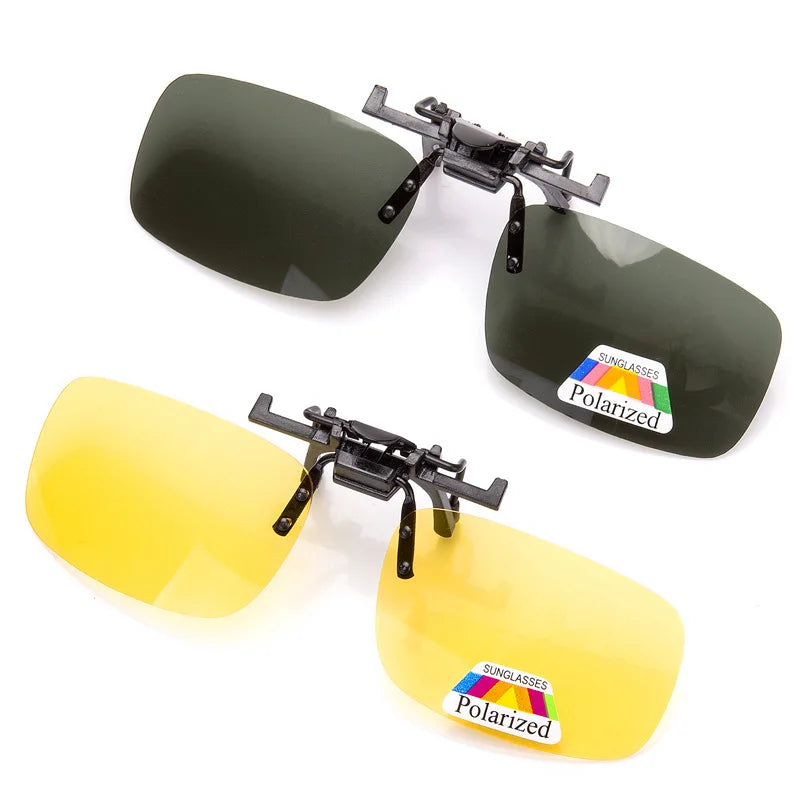 Sunglasses Myopia Glasses Clip Driver Fishing Night Vision Myopia Clipon Sun Shading Eyeglasses