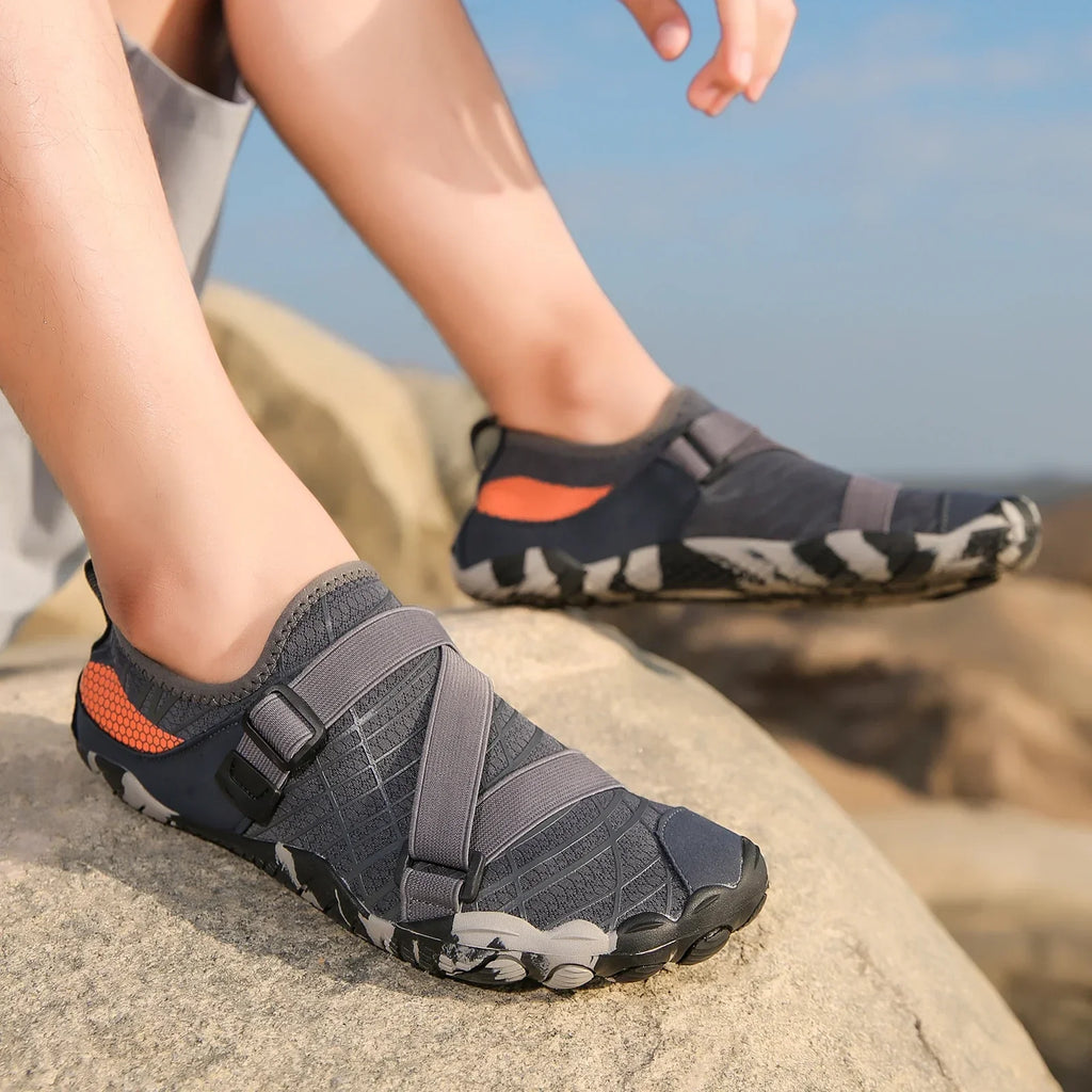 Men's Elastic Aqua Shoes Breathable Women Outdoor Wading Sneakers Quick Dry Water Shoes for Diving Swimming