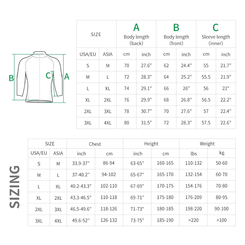 Men'sThermal Winter Cycling Jacket Fleece Lining Long Sleeve Jersey Windproof Running Riding Ciclismo Cycling Clothing