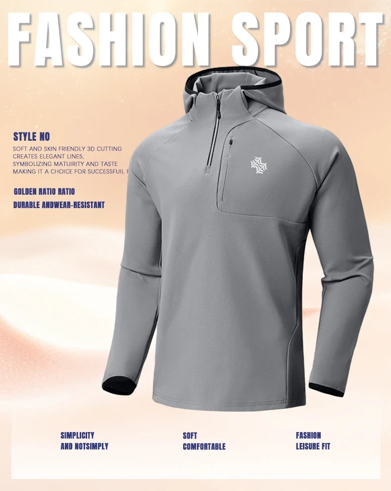SBWL Man Autumn Winter Outdoor Sports With Warm Comfortable Long Sleeve Shirt Fashion High Quality Base Long Sleeve Tshirt Tops