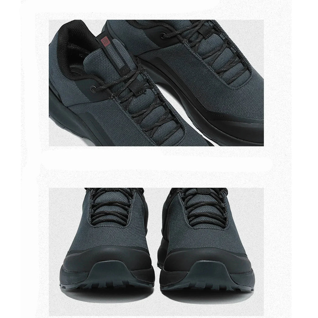 Men Hiking Shoes Litchi Leather High Quality Male Trekking Climbing Sneakers Non-slip Luxury Designer Outdoor Shoe