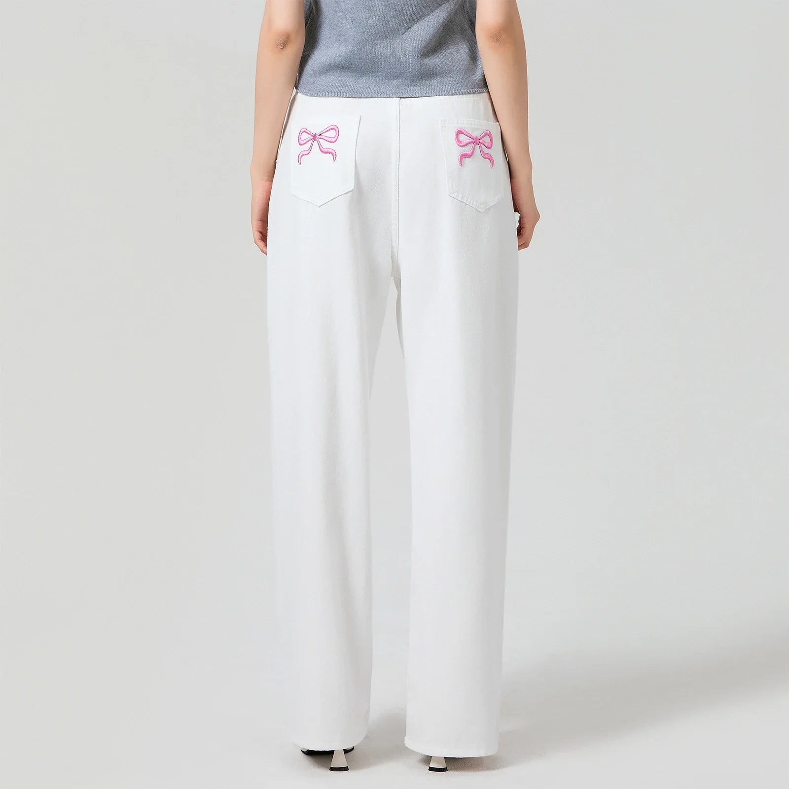 Women Solid Color Loose Long Pants