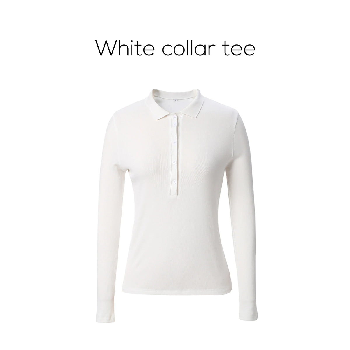 AP 2025 Spring and Summer Women Turn-down Collar Tee Soft Lady Cotton Blend Skirt Comfortable Casual