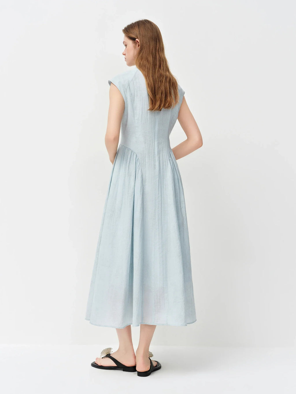 New Chinese Style Embroidery Slim-Fit Long Dress for Women 2026 Summer New Arrivals A-Line Waist-defining Skirt for Dates