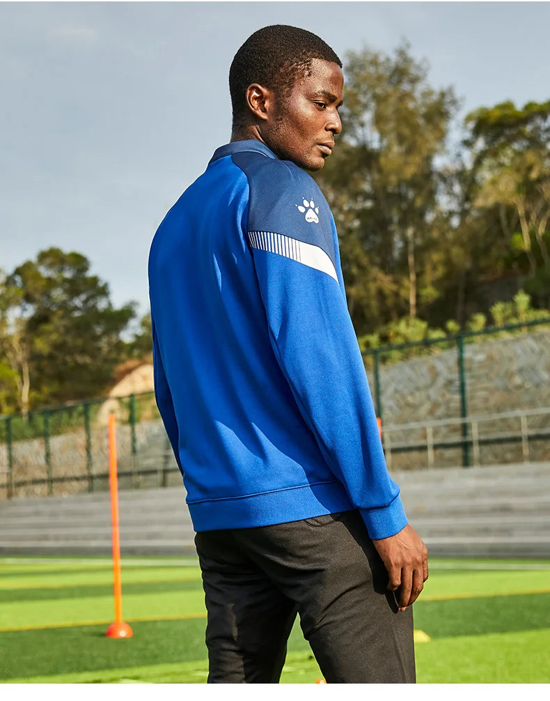 Sports Coat China League One Player's Edition Men's Football Training Knitted Jacket Playoff Coat Running Top