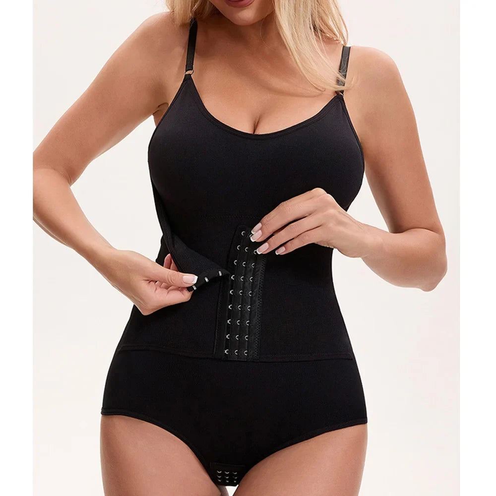 Naisstoo women shapewear bodysuit tummy control tight slimming body shaper bodysuit with bras