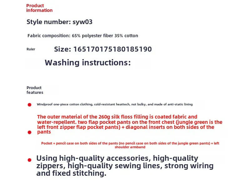 Men Winter Waterproof Thick Cotton Jumpsuit Clothing Outdoor Convenient Sports Camo Jacket Warm Cold Proof Hooded Work Clothes