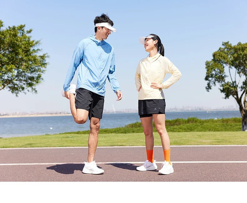 running sunscreen clothing men summer breathable hooded thin jacket UV UPF50 skin coat pair