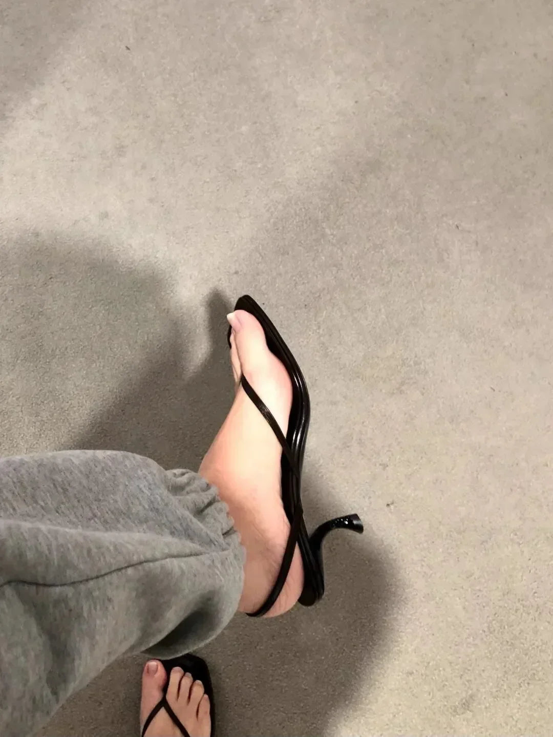 Retro Square Toe Clip Toe Sandals Kitten Heel Back Strap Brown Solid Concise French Style Sexy Fashion Women Shoes Summer Casual