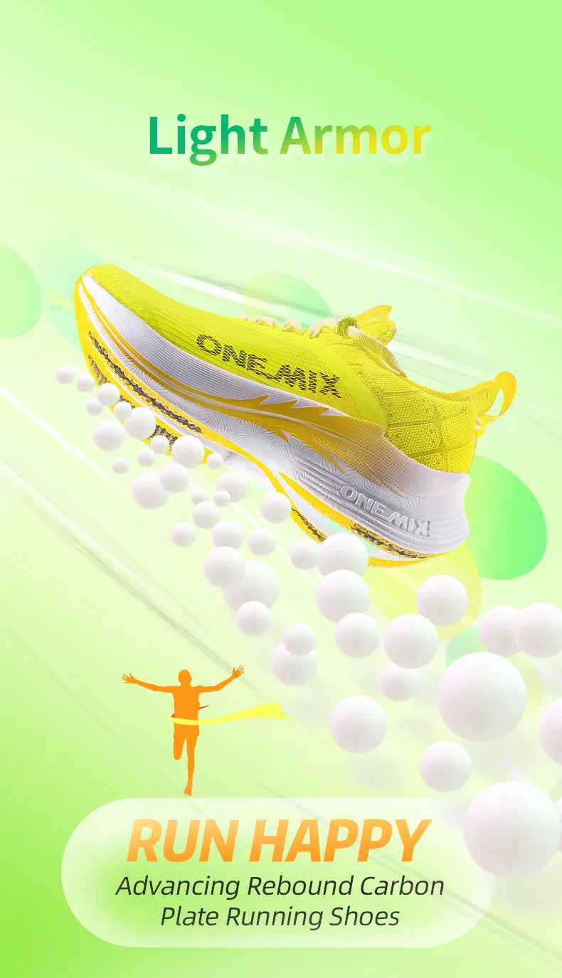 Carbon Fiber Plate Running Shoes Traction Shock Absorption Sneakers Professional Marathon PB Racing Sports Trainers Shoes